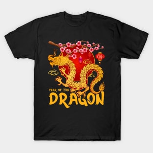 Zodiac Year Of The Dragon Lunar Happy Chinese New Year 2024 T-Shirt